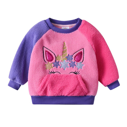 Girls Fleece Jumper (Age 3-12YRS)