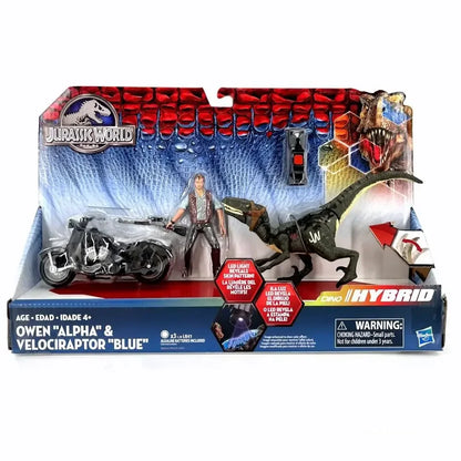 Jurassic Park Cycle & Hybrid Raptor Action Figure Motorcycle Set