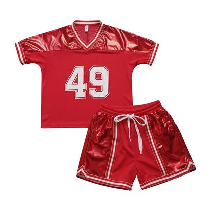 Girls/Boys Sports Shorts & T-shirt Sets (Age 6-16YRS)