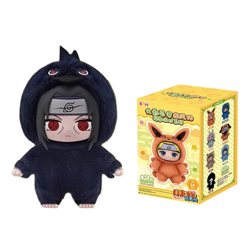 Naruto Shippuden Party Series Blind Box – EAKI Plush Vinyl Figure | Uzumaki & Friends Multi With Box