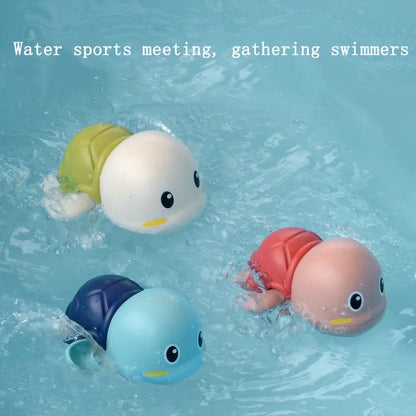 Baby Bath Swimming Duck Toys Three-Turtles