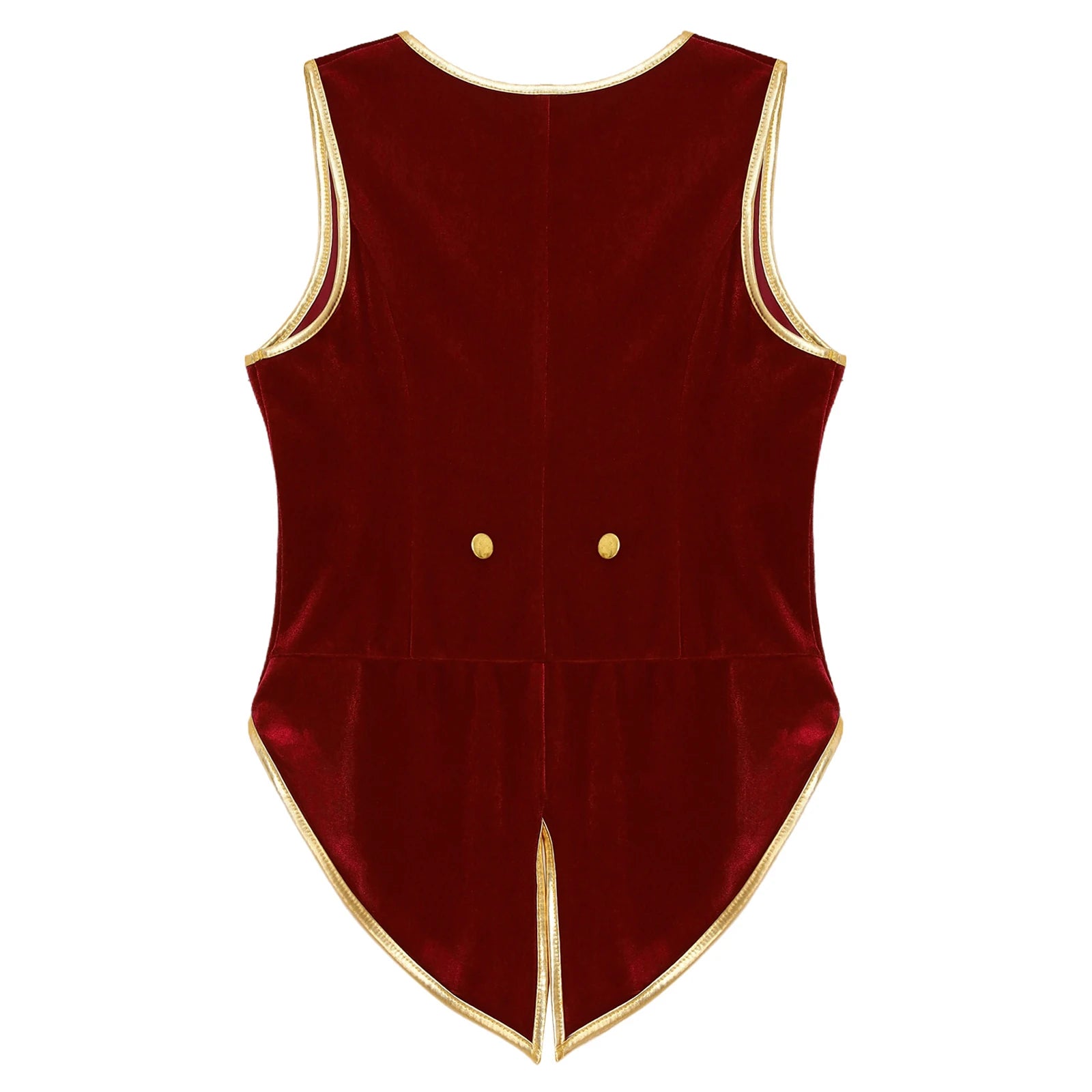Boys Medieval Renaissance Tailcoat Vest Costume (Age 6-16YRS)