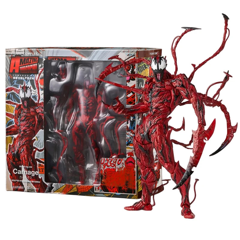 Venom Carnage Spider Man Action Figure Movable Joints Toy