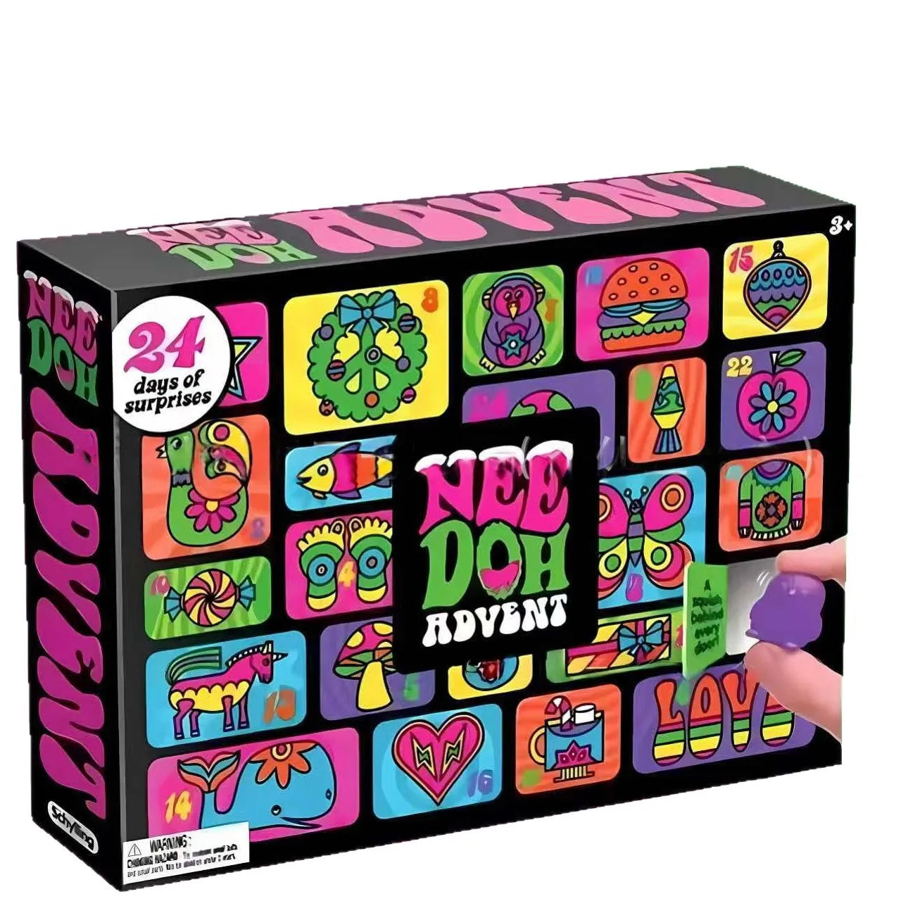 2026 New Hot Needoh Advent Calendar Gift For 24 Day Countdown New Year Family Friends Blind Box Party Toy Gift