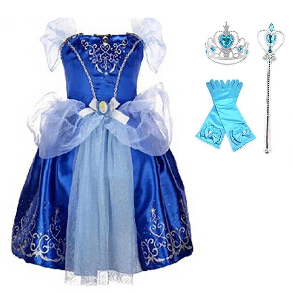 Girls Princess Costume Dress (