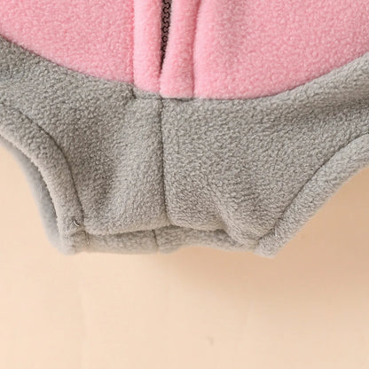 Baby Hooded Elephant/Monkey Sleeveless Zipper Romper (Age 9M-3 YRS)