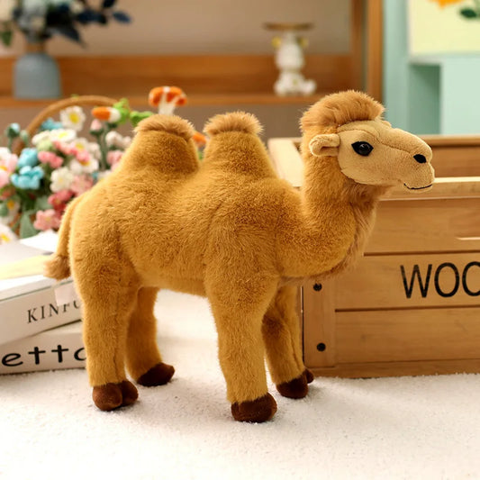 Plush Standing Camel Stuffed Toy - 30cm