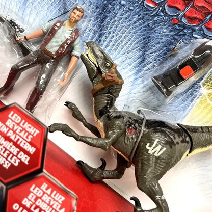 Jurassic Park Cycle & Hybrid Raptor Action Figure Motorcycle Set