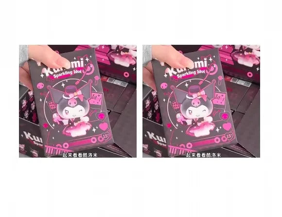 Sanrio Kuromi Sparkling Idol Series Blind Box | Cute Anime Figure • Mystery Collectible 2 pcs