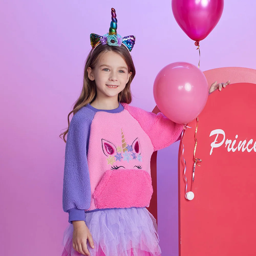 Girls Fleece Jumper (Age 3-12YRS)