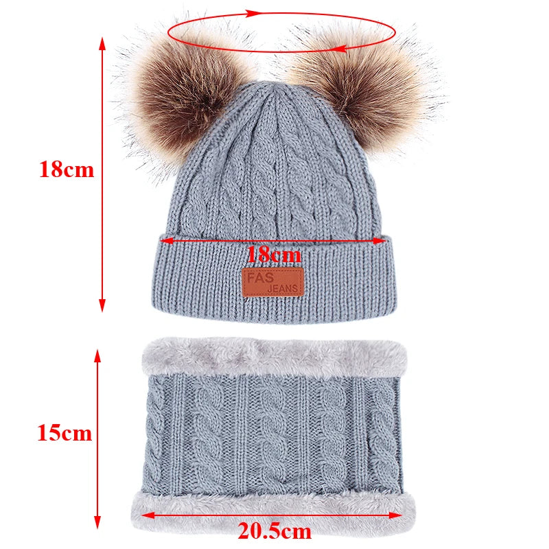 Baby/Toddler Hat Scarf & Gloves Set (Age 12M-5YRS)