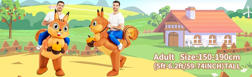 Adult Unicorn Rooster Inflatable Costume