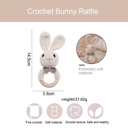 Baby Crochet Bunny Rattles