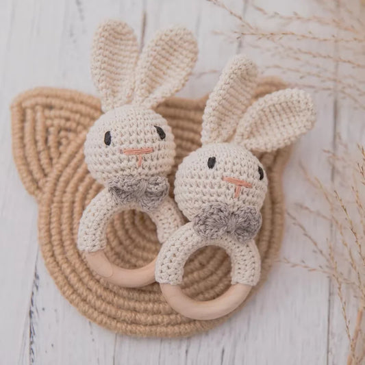 Baby Crochet Bunny Rattles