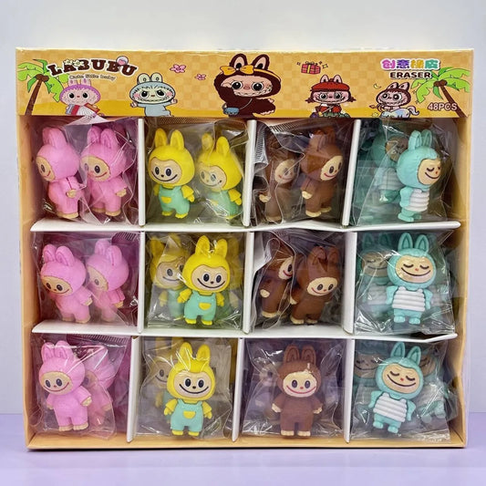 Labubu Erasers “The Monsters" series 1 box 48 pieces