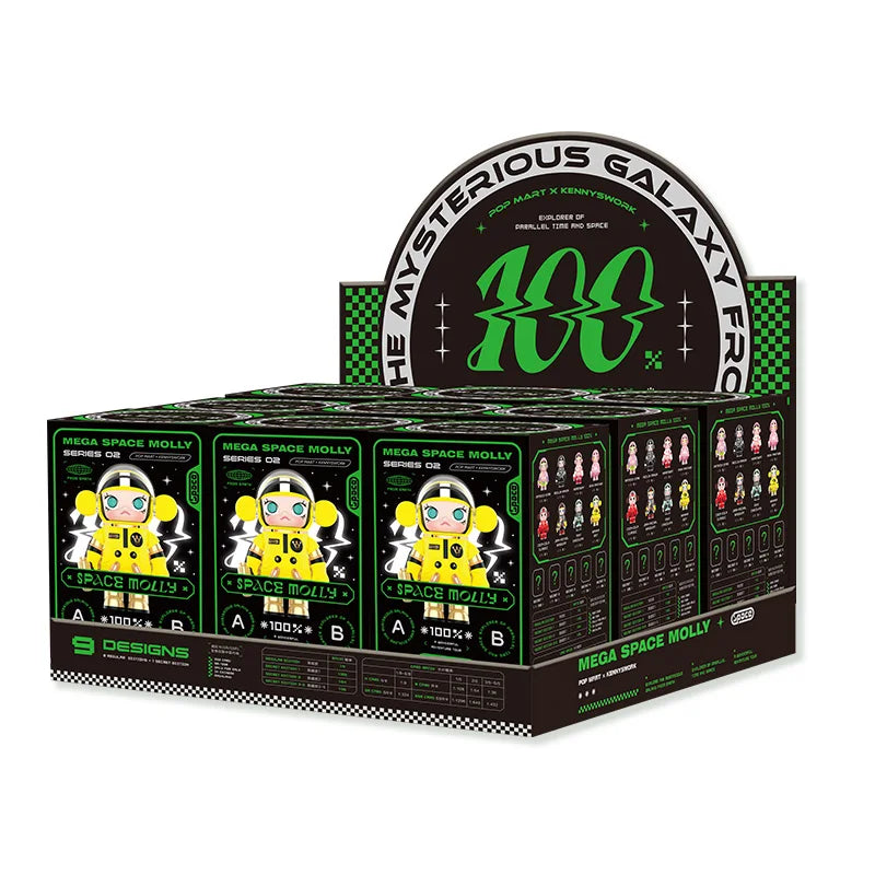Blind Box MEGA SPACE MOLLY 100% Series 2. 9PCS Whole Set