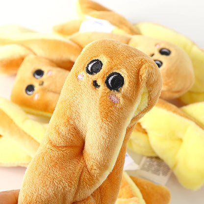 Plush Challah Bread Stuffed Toy - 19cm