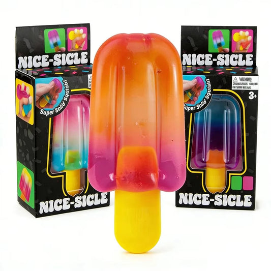 NeeDoh Nice‑Sicle – Super‑Solid Sensory Squishy Cube for Stress Relief & Focus