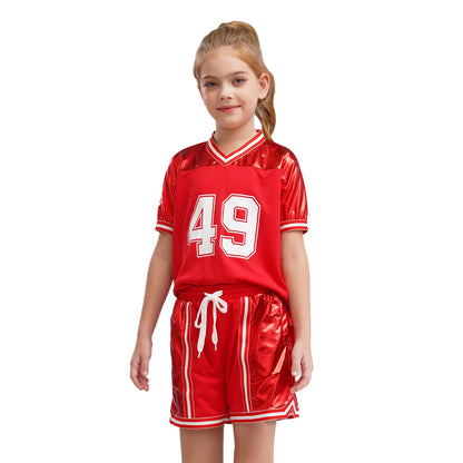 Girls/Boys Sports Shorts & T-shirt Sets (Age 6-16YRS)