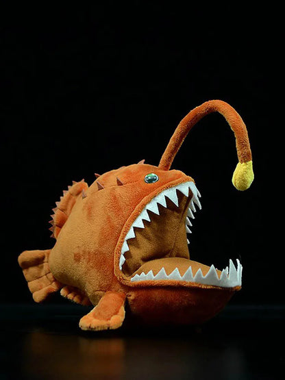 Plush Anglerfish Monkfish Lophius Americanus Stuffed Toy 25-30cm