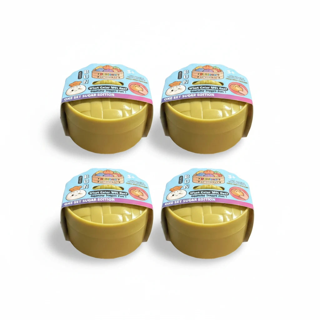 Ultra Rare Gold Glitter Dumpling Squishy – Slow‑Rise Sensory Stress Toy Random 5pcs