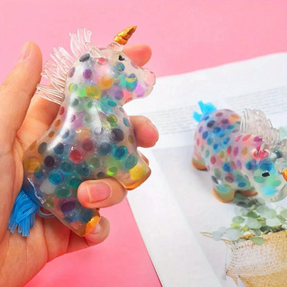 Unicorn Stress Balls Fidget Ball Toy Colorful Gel Water