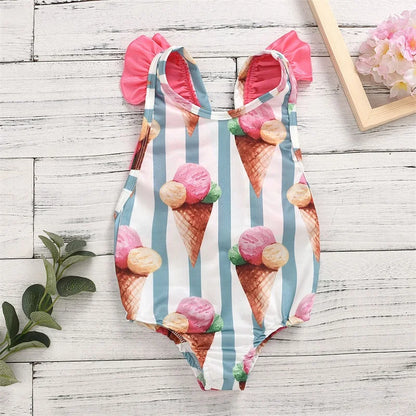Baby/Toddler Girls One-Piece Swimwear (Age 6M-5 YRS) SW01804 Multicolor