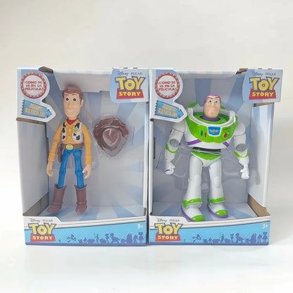 Toy Story Buzz Lightyear Action Figure – Poseable Model Toy | Pixar-Inspired Robot Doll