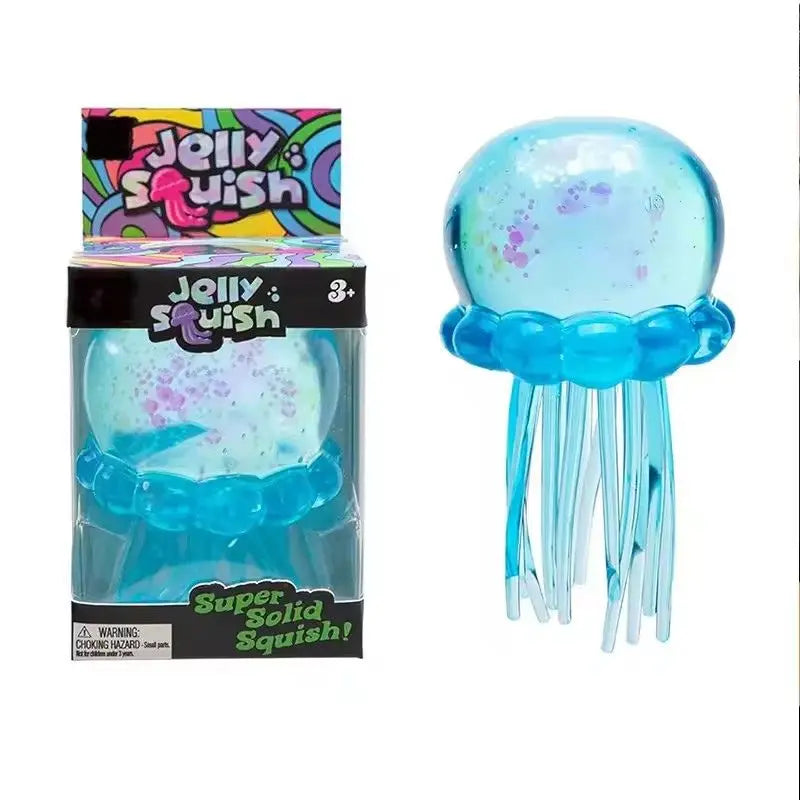 Needoh Jelly Fish & Cube Squishy Toy With box-9