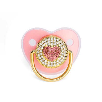 Newborn Pacifier Silicone BPA Free Pink Single