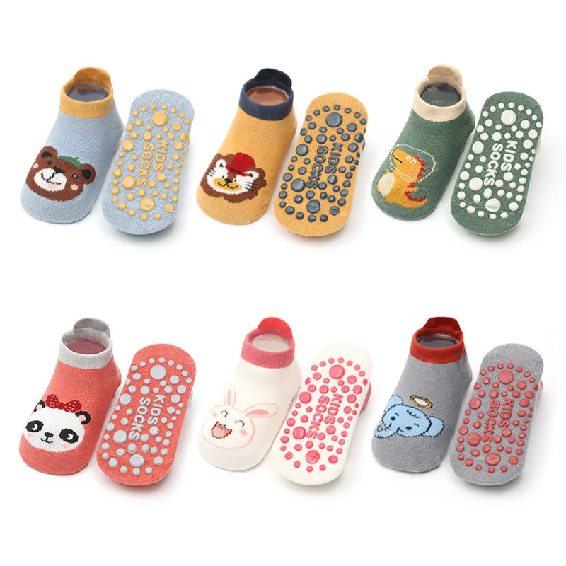 6 Pairs Cotton Animak Socks