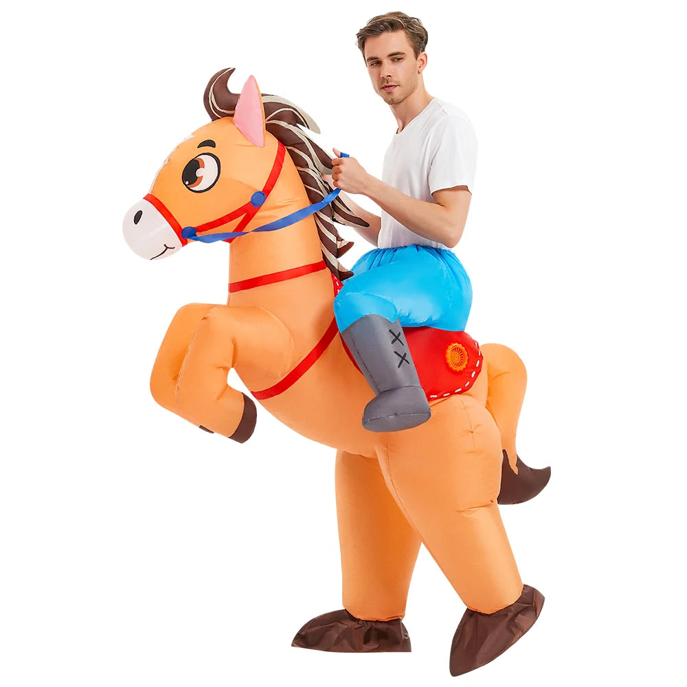 Adult Unicorn Rooster Inflatable Costume 01.1372 Fit Height 150-195cm