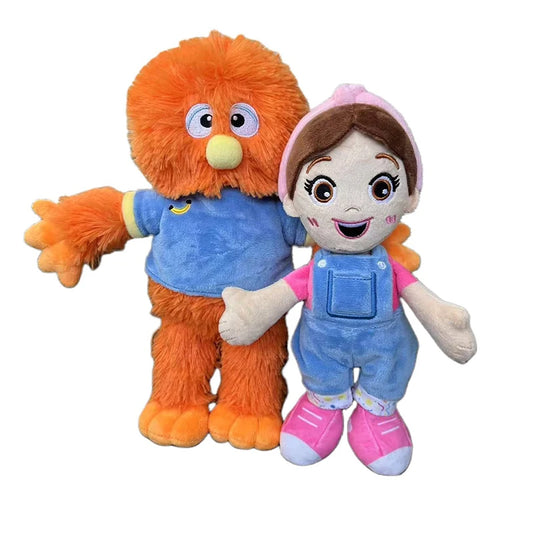 Ms Rachel & Herbie Plush Toys – 28cm Soft Stuffed Dolls | Educational Character Plushies Multicolor Ms Rachel & Herbie
