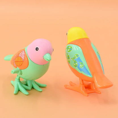 Windup Clockwork Magpie Bird Toy