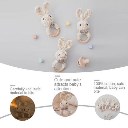 Baby Crochet Bunny Rattles