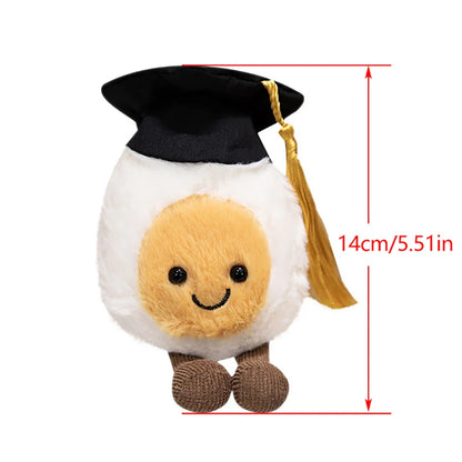 Plush Egg Graduation Stuffed Toy - 14cm