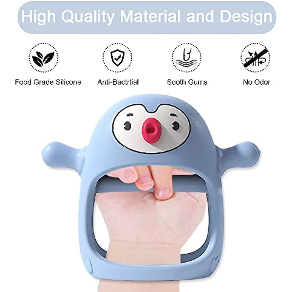 Smily Mia Penguin Silicone Teether