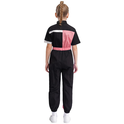 Girls Color Block Jumpsuit (6-16 YRS)