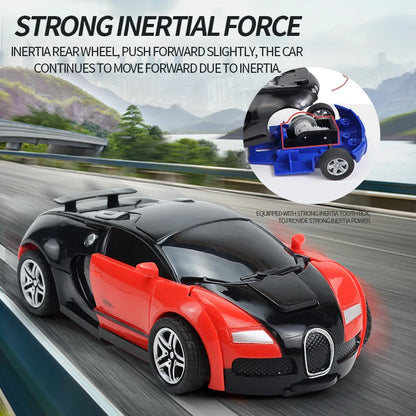 Transformer CarRobot Model Push and Go Car Vehicle