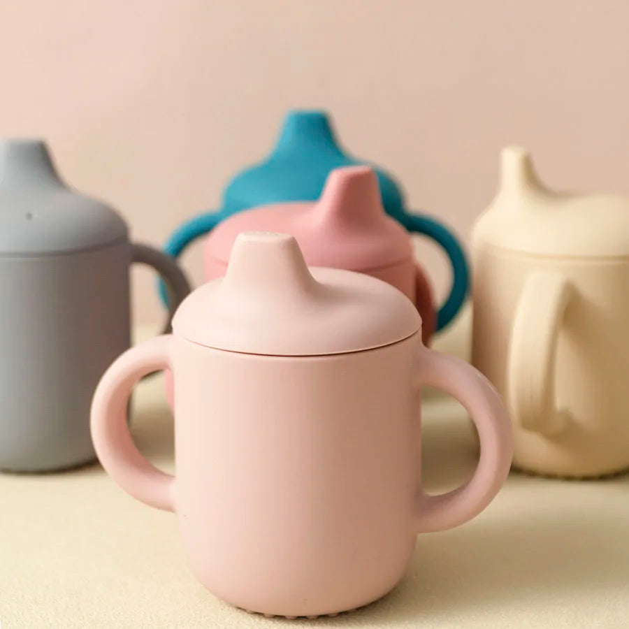 Baby Feeding Silicone Drinking Sippy Cups