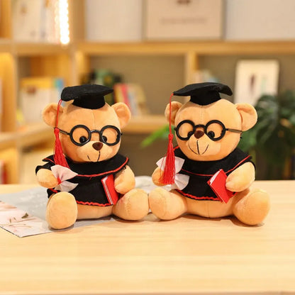 Plush Graduation Teddy Bear Stuffed Toy - 18/23cm