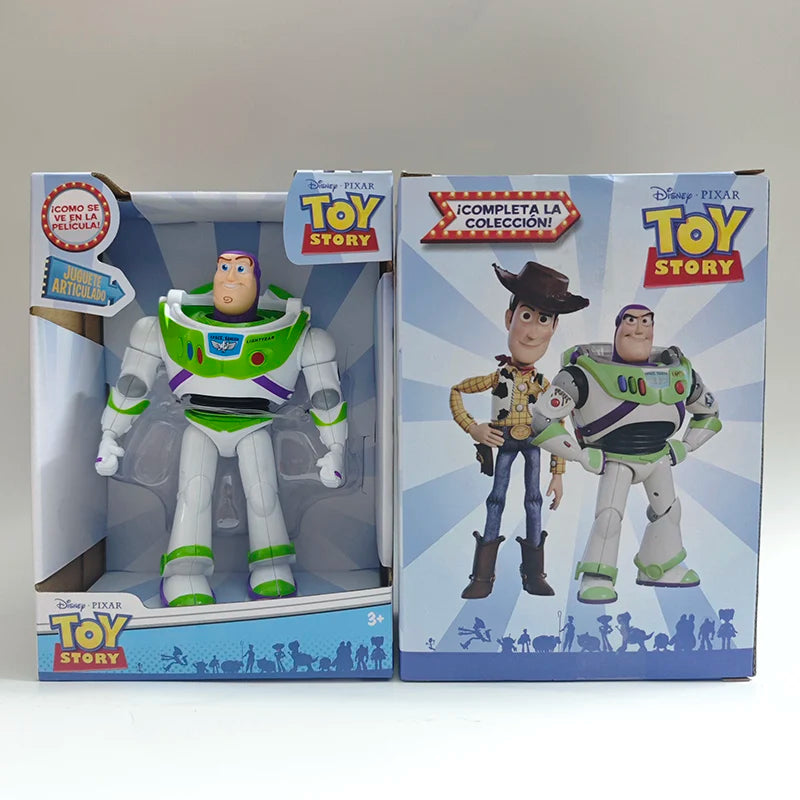 Toy Story Buzz Lightyear Action Figure – Poseable Model Toy | Pixar-Inspired Robot Doll