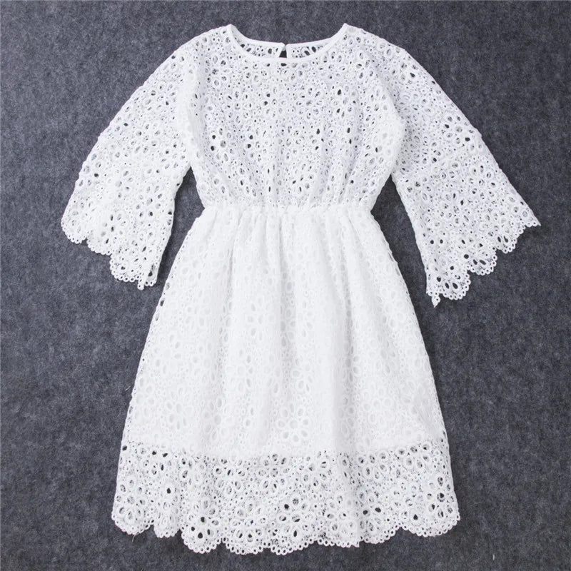Mother & Daughter Matching White Dress (Mommy & Me)