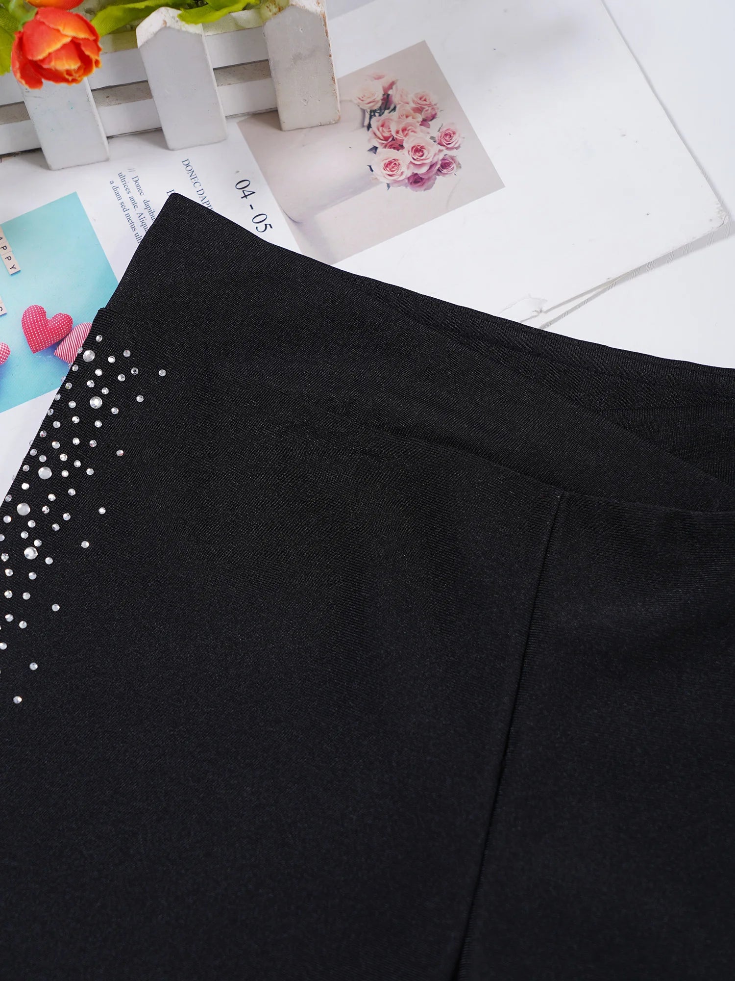 Girls Rhinestones Dance Shorts (Age 4-16 YRS)