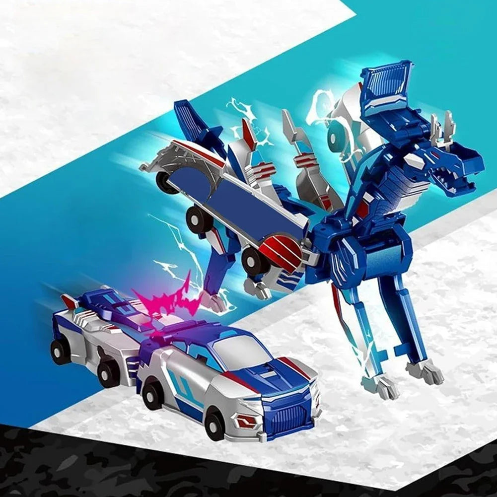 Unicorn Transformer Magic Car Toy – 2-in-1 Magnetic Collision Vehicle | DIY Transforming Robot