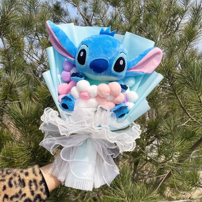 Plush Teddy Bear Flower Stuffed Toy Gift Bouquet