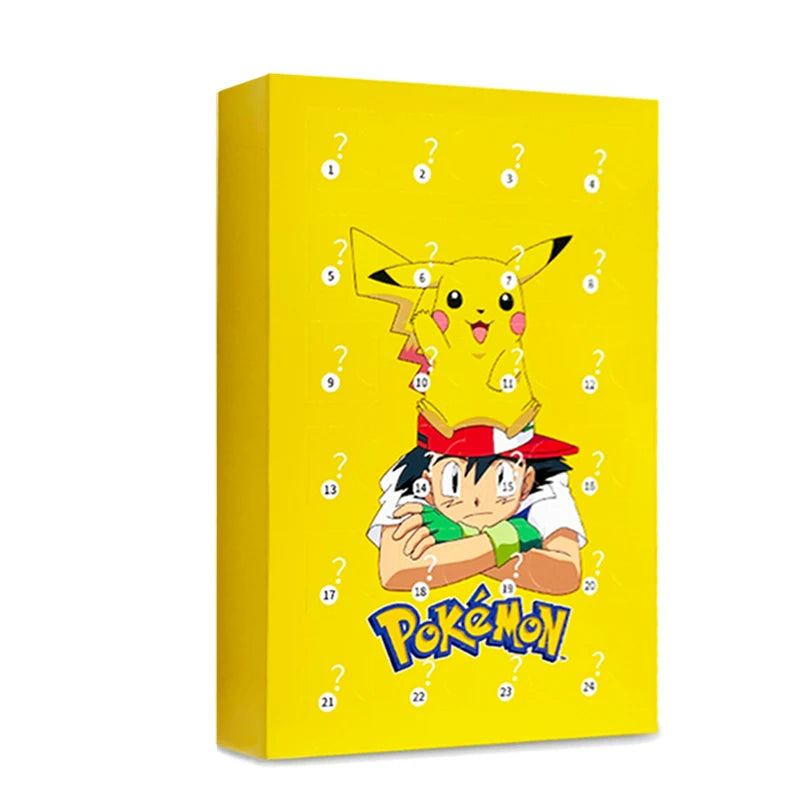 Pokémon Advent Calendar Box – 24-Piece Anime Figure Set | Pikachu, Charizard & More