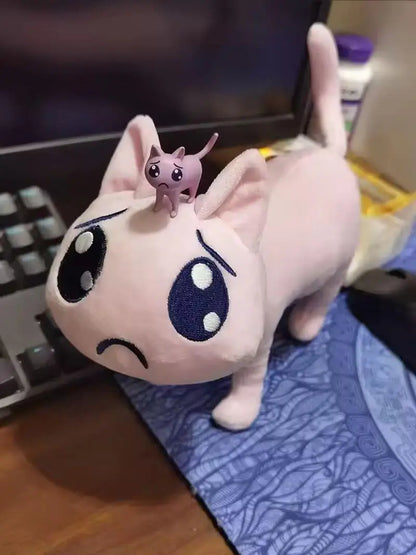 Super Cute P Cat! Needy Girl Overdose Emojis 17/28cm Bluey & Bingo Family Plush Toys Cartoon Dog Stuffed Animals Soft Plush Doll