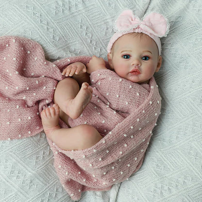 Realistic Reborn Baby Doll Soft Silicone Full Body - 48cm
