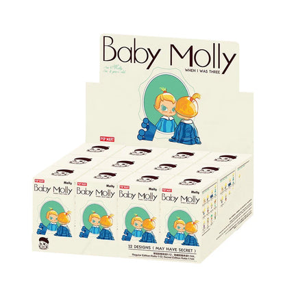 Baby Molly When I was Three! Series Figure Single Blind Box 12PCS Whole Set
